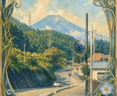 名前メッセージ入り世界で一つ富士山アート制作します 富士山の麓、山梨からあなたに癒しと幸運を！。 イメージ5