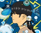 個性を視覚化したイラストを作成します 自分だけの得意・好きを視覚化！自分らしさを忘れない！ イメージ1
