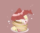 アイコン、1枚絵、グッズのデザインetc作成します 可愛いイラストやグッズ作成をお求めの方へ イメージ10