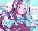 最短7日！きらきらかわいいイラスト制作します ♢一枚絵・ミニキャラ・衣装デザイン・アイコンなど♢ イメージ1