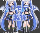 配信向け３Dモデル製作モデルを３Dで再現します 画像1枚からでもOK！イラストを再現します イメージ1