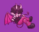 かわいいもかっこいいも！ミニキャラ描きます キャラの雰囲気を大切にポップなミニキャライラストを制作します イメージ5