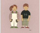 貼り絵で似顔絵を作成します 現物納品+jpgスキャンデータプレゼント中♪ イメージ7