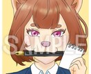 SNS用の可愛い自分だけのアイコン作ります あなたの要望で個性溢れるキャラクターを描きます イメージ1