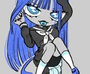 個性派で目立つ✩.*˚被らないイラスト描きます アイコン/ジャケット/似顔絵/ウェルカムボード/ロゴ イメージ4