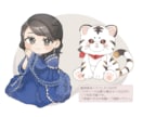 ふんわりかわいいデフォルメイラスト描きます 商用可能！配信活動、グッズにどうぞ！◾️納期短くなりました！ イメージ4