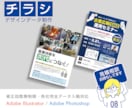 写真素材手配OK!チラシデザイン制作いたします 広告代理店勤務経験あり！テキスト原稿のみで進行可能！ イメージ1