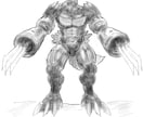ゲーム・漫画向けのキャラクター原案を考えます 設定やアイデアをオリジナルのラフ画にします イメージ9