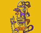 アイコンに合うオリジナル性抜群イラストを描きます よくわからないけど誰がみてもカワイイ絵を！ イメージ2