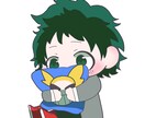 配信者様向けのシンプルなイラストを御提供致します 可愛いキャラでテンション⤴︎︎⤴︎ イメージ3