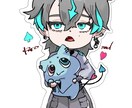 かっこいいアイコンやサムネイルイラストお描きします SNSアイコンや歌ってみた、1枚絵を厚塗りで描きます！ イメージ6