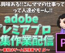 基本料金5000円◇プレミアプロで動画編集承ります 登録者6桁以上のクリエイター様や多数のチャンネル編集担当中☆ イメージ4