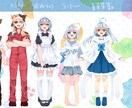 I立ち絵イラストを制作します イリアムバージョン2対応可能です。 イメージ1