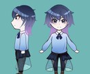 ミニキャラで似顔絵描きます 似顔絵を選択した絵柄でミニキャラを制作します。 イメージ4