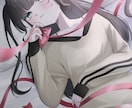 歌ってみたなどのmv イラスト描きます ダークなイラスト〜ポップでかわいいイラストまで可能❣️ イメージ5