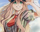 キャラクターイラスト、アイコン等を制作します バストアップから全身まで承ります！ イメージ3