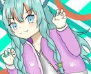 SNSアカウント用のイラストを描きます 可愛く、個性の出るキャラクターものを描きます イメージ3