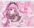パッと目に留まるかわいいイラストお届けします アイコン、1枚絵、立ち絵等、お手頃価格でお描きします♪ イメージ3