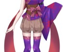 魂募集！IRIAM用立ち絵完成品販売いたします 異世界からやってきた鬼人の女の子の魂募集中です！ イメージ2