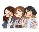 ゆるくて可愛いイラスト作成します 似顔絵からオリジナルキャラまで！心を込めて対応します。 イメージ1