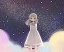 くすみ色・ふんわりとしたタッチの女の子描きます カットイラストなどのご依頼受付中 イメージ3