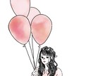 SNSやラインのアイコンに使えるイラスト制作します ちょっとレトロでシンプルなイラスト イメージ8