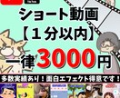 1分以内の縦長ショート動画を作成します 視聴者様の目に留まる縦長動画を作成します！ イメージ1