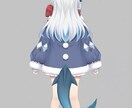 Vtuberモデルの立ち絵を三面図化します イラストレーター様への参考資料としてご活用ください！ イメージ3