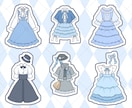 お洋服のイラスト制作します お洋服や小物のデフォルメイラストを制作いたします! イメージ2