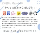 HTML/CSS/JS/WP&転職相談ガチります Web制作会社で実務&OJTをしていたエンジニアならでは！ イメージ6