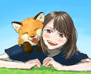 動物と一緒のアイコン描きます 修正何度でもOK！ペットとのイラストにピッタリ！ イメージ4