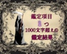鑑定項目1つ❖どんな悩みも霊視リーディング致します ❖24h以内に鑑定結果を納品❖ イメージ1