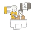 商用OK！親しみやすい絵柄のイラスト描きます 企業様のパンフレット、広告など イメージ4