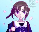 お好みの人物のSNS用アイコン・ヘッダー描きます 〜普通の頭身・SD（ミニ）キャラどちらもOK、女性が得意〜 イメージ2