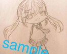 頭大きめの子描きます Twitter、LINEなどのアイコンが欲しい時に！ イメージ5