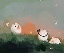 最短二日！動物のイラスト、似顔絵を描きます SNSアイコンやグッズなどに♪ イメージ2