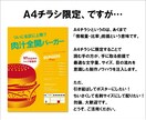 キャンペーン中！現役マーケターがチラシを作ります A4のパワポチラシ作成限定サービスです。 イメージ4