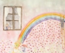 物語を紡ぐ一枚絵の水彩イラストを描きます 大切な方への贈り物としていかがでしょう。 イメージ1