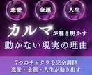 前世カルマ鑑定|恋愛・金運・人生の停滞を解明します 動かない運命の根本原因を前世から1500文字以上で鑑定します イメージ1