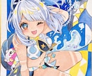水彩のアイコン！原画もお届け出来ます 特に女の子を描くのが得意です！オリジナル歓迎！ イメージ6