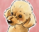 愛犬の似顔絵イラストをお描きします アイコン、鑑賞用、プレゼントに イメージ1
