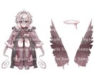 商用◎ピンク髪の堕天使ちゃんを販売します 表情差分5種！TRPG、自作ゲーム、動画作成に イメージ4