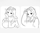 シンプル︎✦︎おしゃれな線画風イラスト描きます オプション3点無料︎✦︎カスタム自由自在 イメージ7