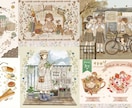 オリジナルイラスト制作いたします 暖かみのあるアナログタッチのほんわかイラスト制作いたします。 イメージ2