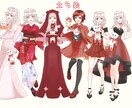 IRIAM用立ち絵描きます あなたも簡単にVライバーになりませんか？ イメージ1
