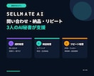 ココナラ販売を効率化！顧客対応GPTを提供します 問い合わせ・納品・リピートを3人のAI秘書が支援 イメージ1