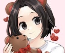 可愛いSNS用アイコン描きます 商用利用OK！女の子中心にお描きします！ イメージ1