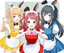 歌みた・アイコン・配信サムネなどイラスト制作します 用途なんでも、ご希望ご希望のイラストを描きます^^ イメージ6