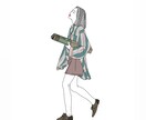 可愛くてファッショナブルなイラストを作成します お気に入りのお洋服などをアイコン風にイラストにします！ イメージ3