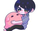 かわいいミニキャラお描きします SNSアイコンに使えるイラスト制作致します!! イメージ1